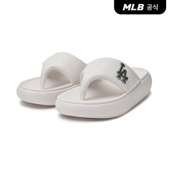 MLB [코리아공식] 베이스 플립플랍 LA (Ivory)