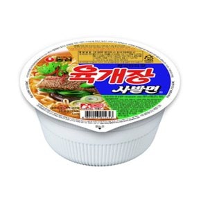 농심 육개장 사발면 소컵 86g x24개