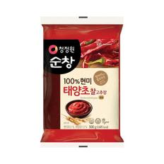 순창100%현미 태양초 찰고추장500g(봉지)