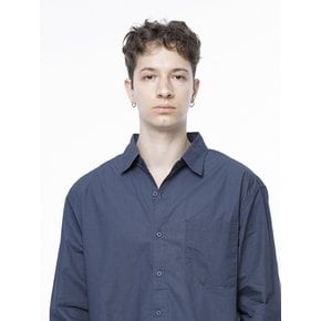 Standard Polygon Pocket Shirt - Royal Navy /M243SH01NY