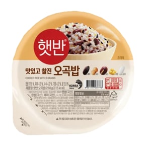 CJ 햇반 오곡밥 210g X 36개