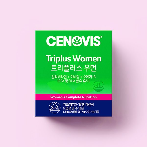 여성 트리플러스우먼 멀티비타민미네랄 (90캡슐,45일분)