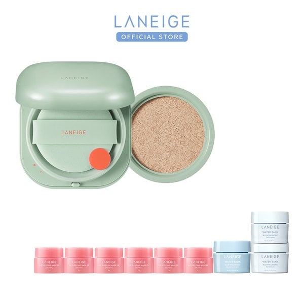 [내일도착/단독]라네즈 네오쿠션 매트 본품 15g+ 리필 15g(립마스크+워터뱅크크림)
