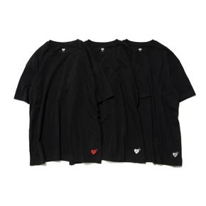 26SS 휴먼메이드 반팔 티셔츠 HM00CS001 BLACK DOM