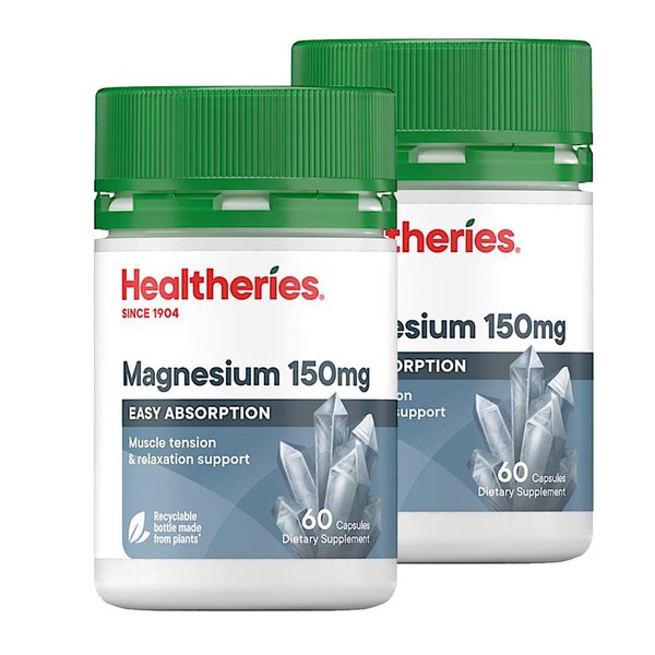 헬써리스 마그네슘 healtheries magnesium 150mg 60캡슐 2개