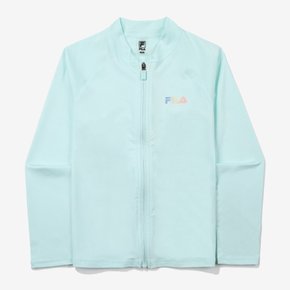 키즈 아쿠아 라글란 긴팔 집업 래쉬가드 FK2RTF2A02X PMI