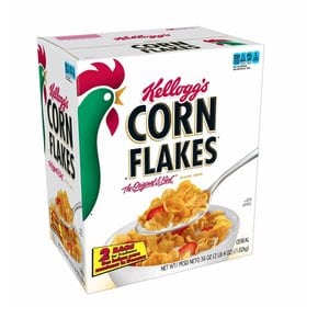 [해외직구]켈로그 콘 프레이크 오리지날 1kg/ Kelloggs Cereal Corn Flakes Original 36oz