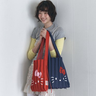 조셉앤스테이시 Lucky Pleats Knit M Hello Kitty Indigo Violet (0JSP3SH02INVM)