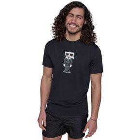 칼라거펠트 맨즈 Short-Sleeve Karl Doll Rashguard - 블랙 27004628 1388480