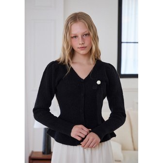 에고이스트 [시흥점] 여성 브로치 페플럼 가디건 (ER4OKG52)