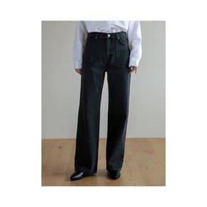 Lossy  Square Pocket High Denim Pants_gray