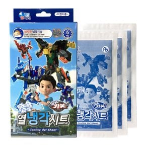 헬로카봇 열냉각시트 6매입 1개/유아어린이 쿨링시트 겨울 우리아이 필수템