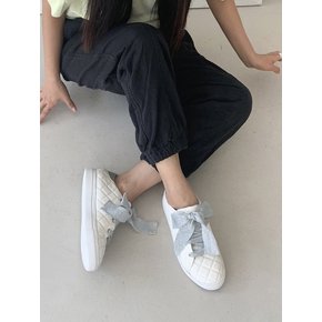 Silver Fox White Sneakers