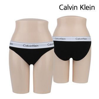 Calvin Klein 캘빈클라인 여자속옷 삼각 비키니 팬티 블랙 F3787-001