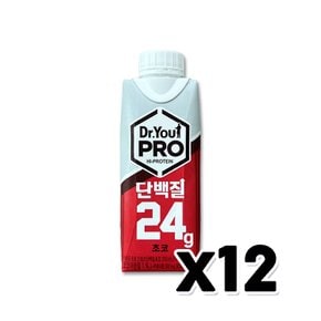 닥터유 프로 단백질 초코 프로틴음료 250ml x 12개