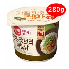 (7206180) 햇반 컵반 강된장보리비빔밥 280g