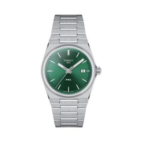 티쏘 PRX 35mm 쿼츠 스틸 그린