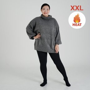 빅사이즈 겨울 기모스타킹 여성 검정 2XL 팬티스타킹