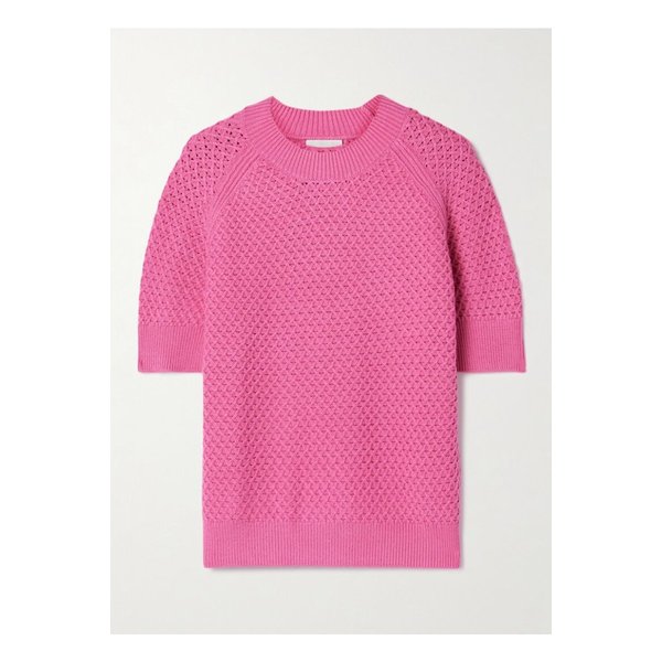 발리 루시 와플 니트 스웨터 브라이트 핑크 1647597360122427