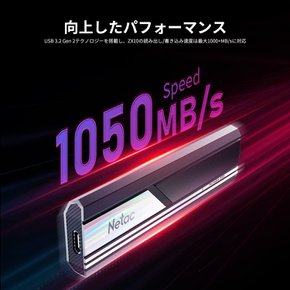 네탁 SSD 1TB 1050mb/s USB3.2 Gen2 (10Gbps) SSD 외부 최대 PS4PS5xBoxTV 작동 점검 스몰