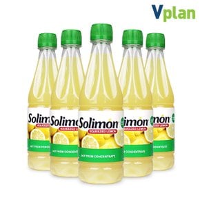 솔리몬 스퀴즈드 레몬즙 착즙 원액 5병 총 2.5L 레몬 수 주스