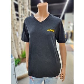 지프 공용 브이넥 반팔 티셔츠 JM2TSU402