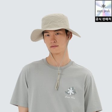 스노우피크 [25/SS] S25ZUCHA19 캠플 와이드 햇