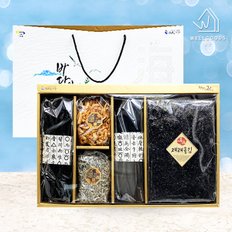 부산 기장 특상품 바다소리 선물세트 3호(미역150g,다시마120g,새우100g,소멸200g,돌김50장)