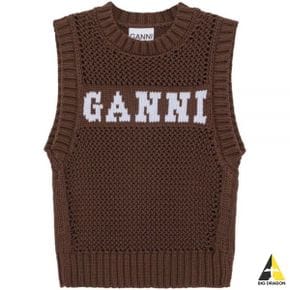 24 COTTON ROPE VEST (K2120 079) (브라운 코튼 로프 베스트)