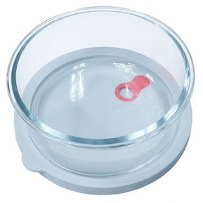 실리콘 오븐글라스 전자레인지용 내열유리 밀폐용기-원형/970ml/1개