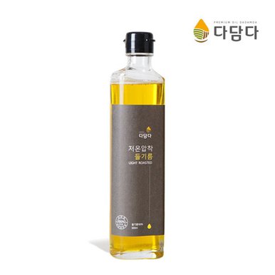 국산100% 원적외선으로 볶은 저온압착 들기름300ml