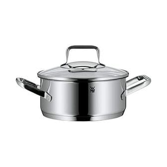 WMF 독일 WMF 가정용 주방 냄비 WMF 20 cm 스테인리스 스틸 Trend Low Casserole with Lid 1362859