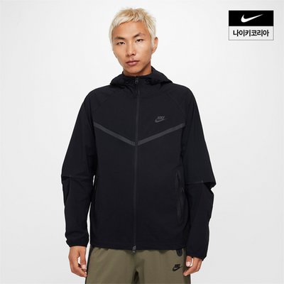 남성 나이키 테크 윈드러너 우븐 풀집 재킷 HM7152-010