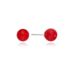 [silver925]redpop ball earring