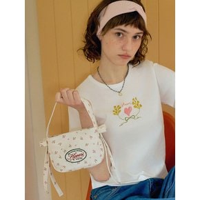 Lily Ribbon Mini Tote Bag_Floral