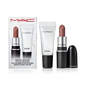 맥 MAC 메이크업 레트로 매트 립스틱 립글라스 윈터키스 미니 립 듀오 세트