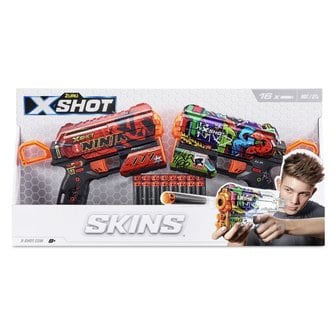  X-SHOT SKINS 플럭스 더블 16다트