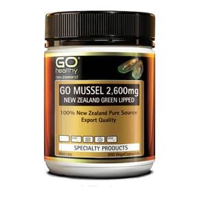 [해외직구] 고헬시 초록잎홍합 2600mg 300베지캡슐 Go Healthy Mussel 2600mg 300 VCaps