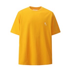 남성 레터링 프린트 오버핏 티셔츠 ORANGE