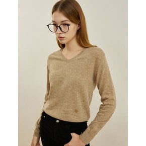 WK-09 V-NECK SIMPLE PULLOVER (4COLORS)