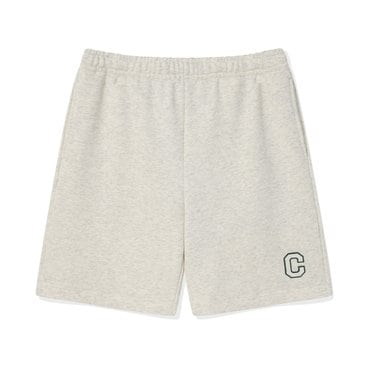 커버낫 레귤러 C 로고 스웻 쇼츠 오트밀 CO2502SO31OT