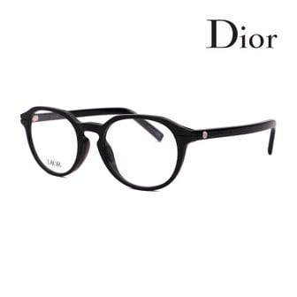 DIOR 디올 DiorEssentialO R2I 1000 공식수입 라운드 뿔테 아시안핏 명품 안경테