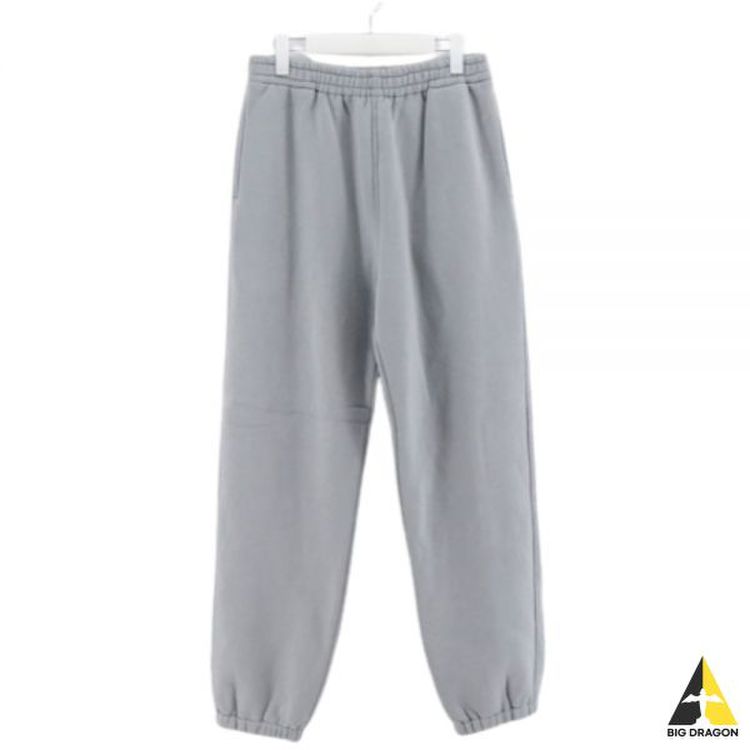 AURALEE SMOOTH SOFT SWEAT PANTS BLUE GRAY