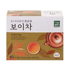다농원 보이차 40티백X5/가정용보이티/가정용차/가정용티/다과보이차/다용도보이차/마시는보이차/보이음료