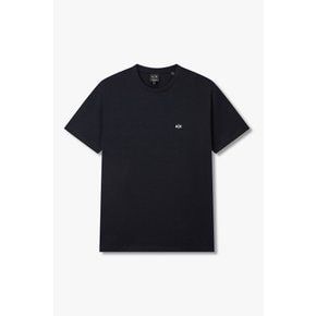 남성 미니 로고 자수 티셔츠A416130905블랙