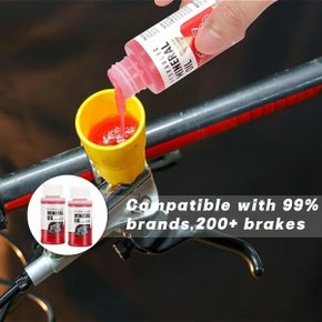60ml 2oz 고성능 미네랄 브레이크 오일 자전거 DOT 유압 유체 다등급 MTB 도로