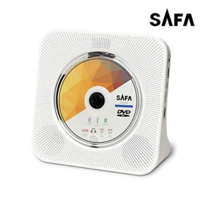 충전식 무선 블루투스 포터블 DVD/CD플레이어 SDV100(화이트)