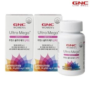 [GNC] 우먼스 울트라 메가 임팩트 (500mg 180정 90일분)x2 총180일분_56737x2