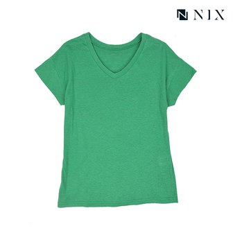  [닉스] 여성 솔리드 슬럽 기본 티셔츠_FNLMCTR512M