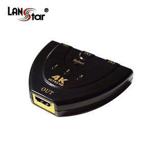 엠지솔루션 LANstar LS-HS31 HDMI 선택기 3 :1 4K x 2K 30Hz